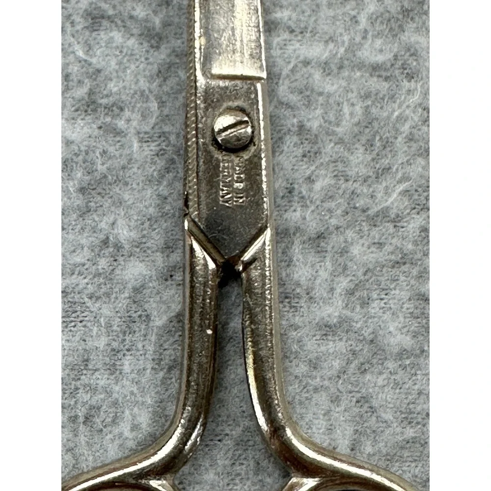 8pc Vintage Miniature Sewing Embroidery Scissors Lot Germany USA Ornate Metal